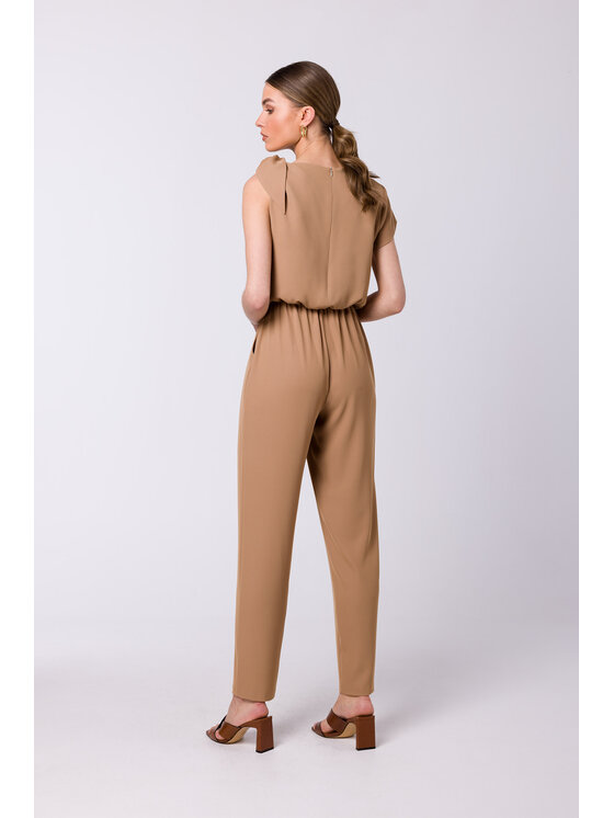 Stylove Stylove Jumpsuit S345 Beige Regular Fit