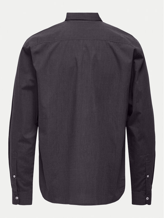 Only & Sons Only & Sons Koszula Pete 22033255 Granatowy Regular Fit
