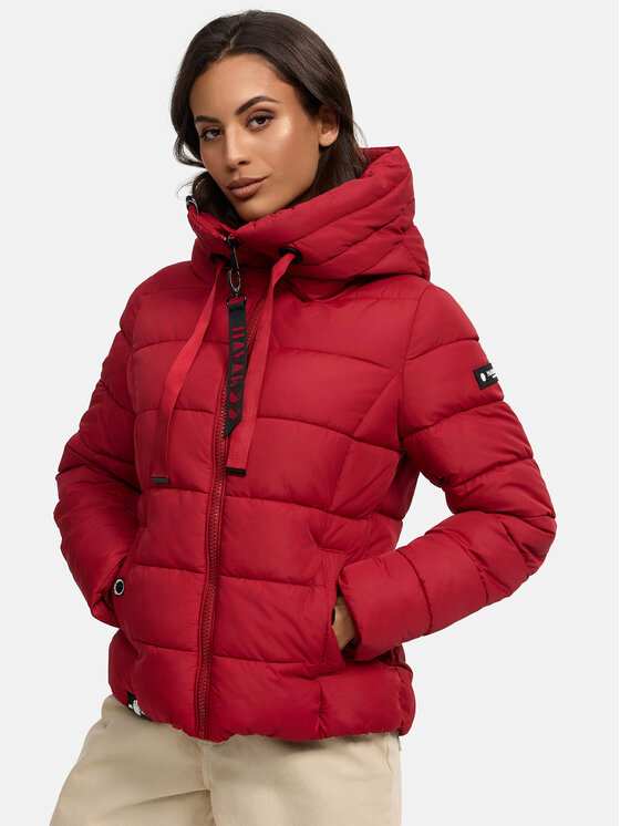 Navahoo Navahoo Kurtka zimowa Amayaa Czerwony Regular Fit
