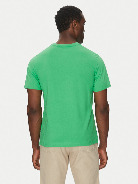 Element Element T-Shirt ELYZT00492 Zielony Regular Fit