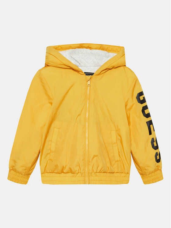 Guess Prechodná bunda N4YL04 WF090 Žltá Regular Fit