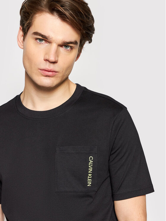 Calvin Klein Performance Calvin Klein Performance T-krekls 00GMF1K122 Melns Regular Fit