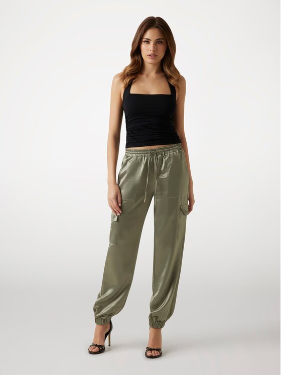 Guess Guess Pantaloni di tessuto 172809 Verde Slim Fit