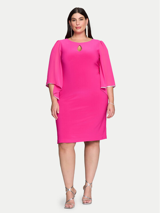Joseph Ribkoff Joseph Ribkoff Koktejlové šaty 241709 Růžová Regular Fit