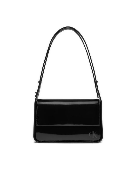 Geantă Calvin Klein Block Ew Flap Shoulderbag25 S K60K611833 Negru