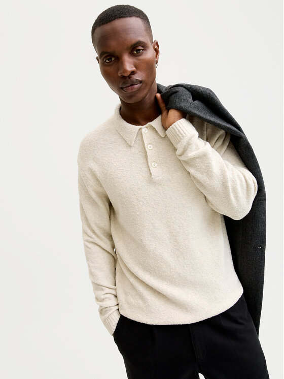 Jack & Jones Jack & Jones Svetr Maverick 12286144 Béžová Regular Fit