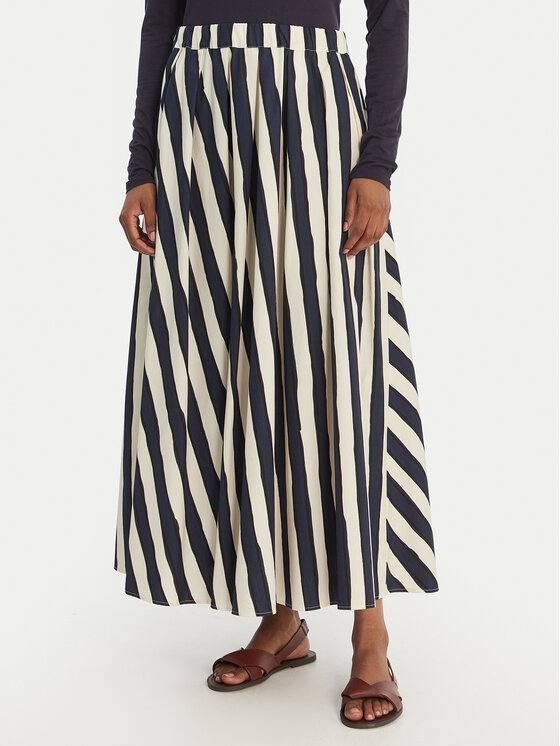 Weekend Max Mara Weekend Max Mara Midi sukně Duomo 2615101022 Tmavomodrá Regular Fit