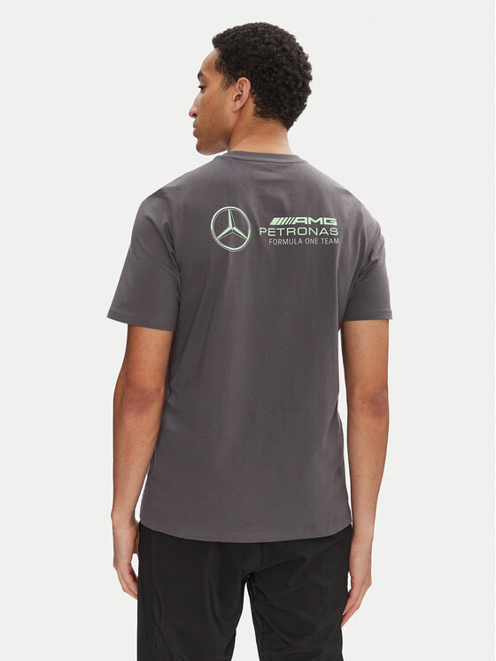 adidas adidas T-Shirt Mercedes - AMG Petronas Formula One Team Premium JY3032 Szary Regular Fit
