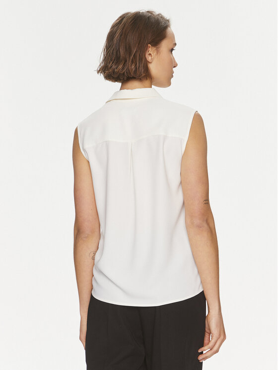 Calvin Klein Calvin Klein Koszula K20K207031 Écru Regular Fit