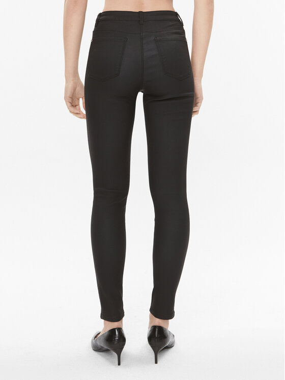Morgan Morgan Текстилни панталони 232-PBRADY Черен Skinny Fit