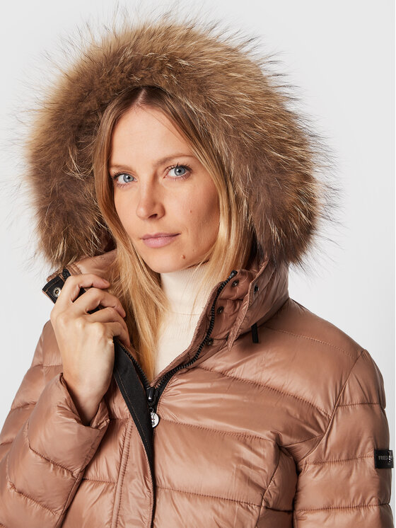 Frieda & Freddies Frieda & Freddies Télikabát 8884C Barna Regular Fit