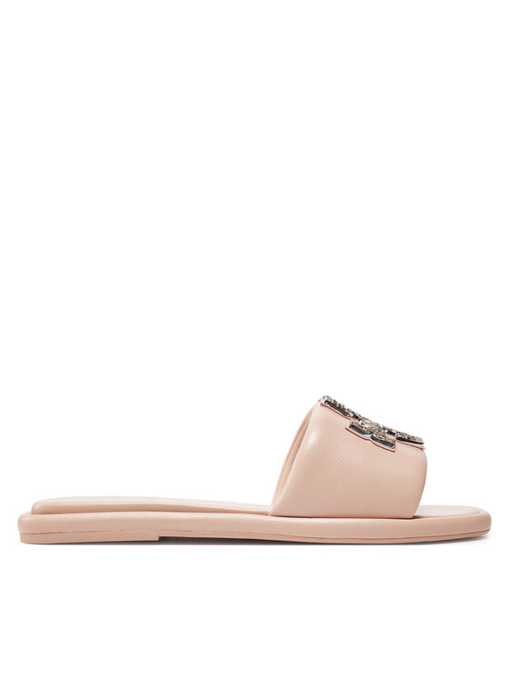 Tory Burch Natikače Double T Deco Sport Slide 158768 Ružičasta