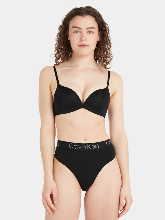 Calvin Klein Underwear Chilot tanga 000QD3754E Negru