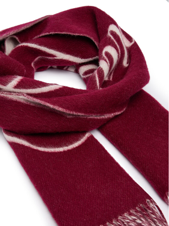 Tommy Hilfiger Tommy Hilfiger Sciarpa Script Logo AW0AW17786 Bordeaux