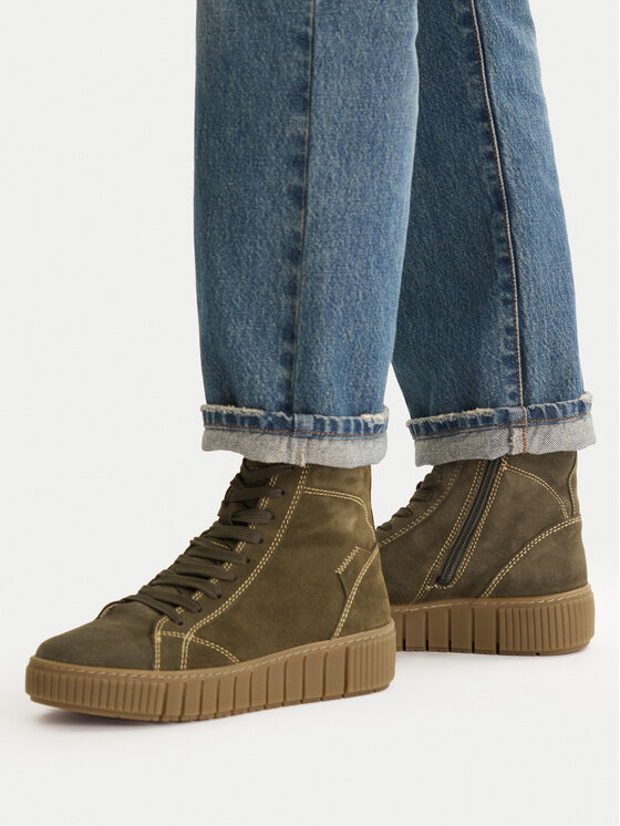 Tamaris Tamaris Kotníková obuv 1-25205-45 Khaki