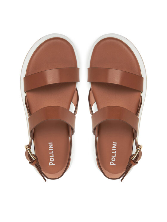 Pollini Pollini Sandały SA16483G0MTC0230 Brązowy