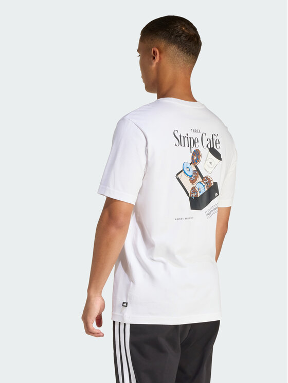adidas adidas T-Shirt 158895 Biały Regular Fit