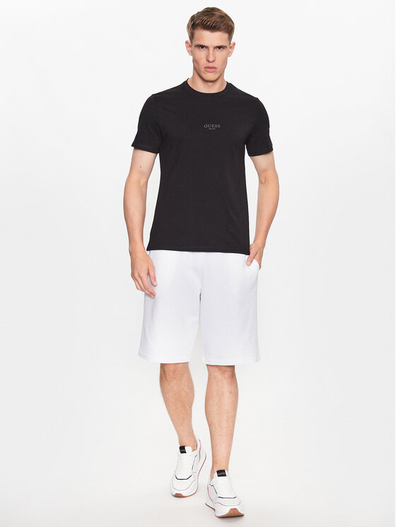 Guess Guess T-Shirt Aidy M2YI72 I3Z14 Czarny Slim Fit