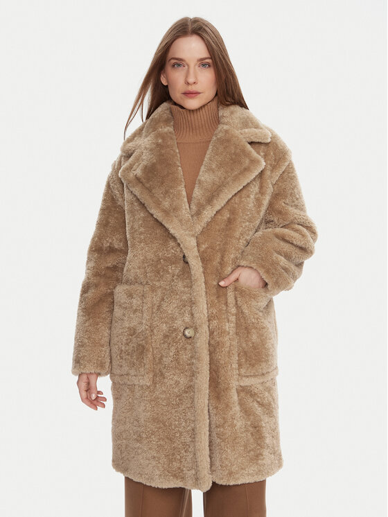 BOSS BOSS Кожух C_Catedy 50548583 Бежов Relaxed Fit