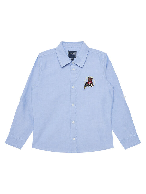 Guess Guess Camicia N5RH10 W9CL0 Blu Regular Fit