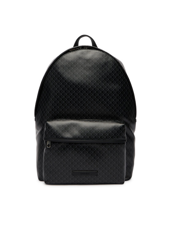 Calvin Klein Calvin Klein Σακίδιο Emblem Aop Coated Backpack LV04D3313G Μαύρο