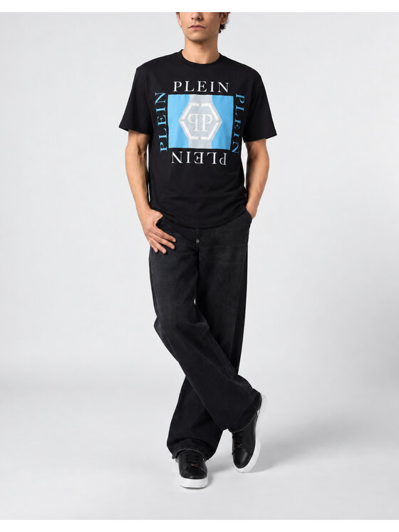 PHILIPP PLEIN PHILIPP PLEIN T-Shirt 31676 Czarny Regular Fit