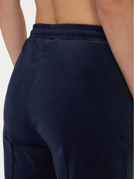 adidas adidas Pantaloni trening Velour JN8290 Bleumarin Regular Fit