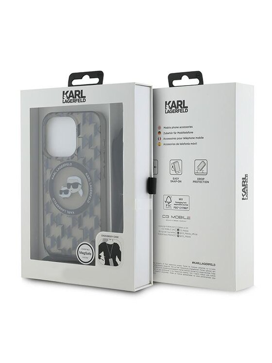 KARL LAGERFELD KARL LAGERFELD Etui na telefon Apple iPhone 15 Pro Czarny