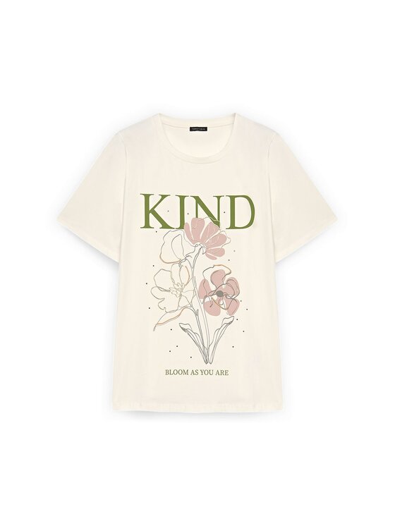 Fiorella Rubino Fiorella Rubino T-shirt G07FL009024N011 Bianco Regular Fit