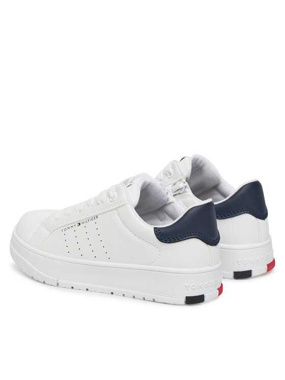 Tommy Hilfiger Tommy Hilfiger Tenisice Low Cut Lace-Up Sneaker T3X9-33856-1355 M Bijela