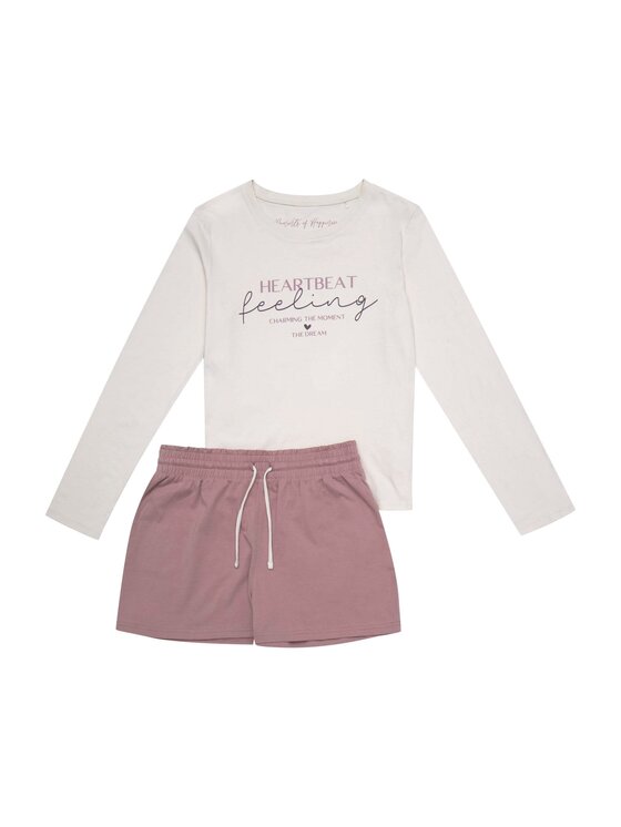 Henderson Henderson Piżama 41868 Biały Regular Fit