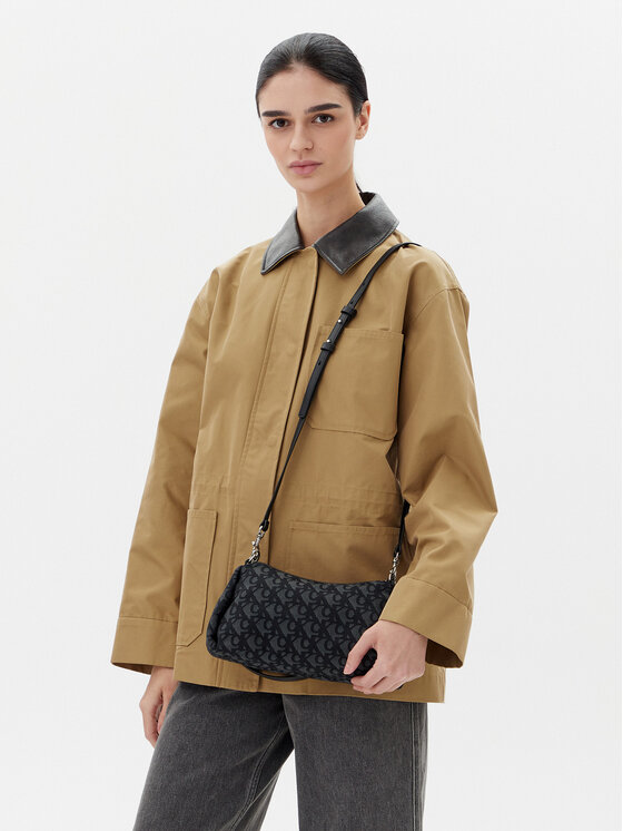 Calvin Klein Jeans Calvin Klein Jeans Ročna torba Lyl Lg Jqd Smll Shld LV04K3142G Črna