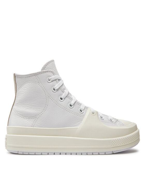 Teniși Converse Chuck Taylor All Star Construct Leather A02116C White/Egret/Yellow