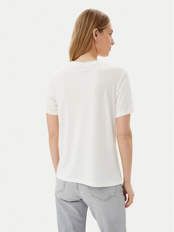 Pieces Pieces Marškinėliai Anora 17148789 Balta Regular Fit