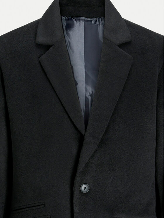 Jack & Jones Jack & Jones Prechodný kabát Hays 12258389 Čierna Regular Fit