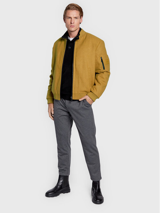 Calvin Klein Calvin Klein Dūnu jaka Blend Hero K10K110319 Bēšs Loose Fit