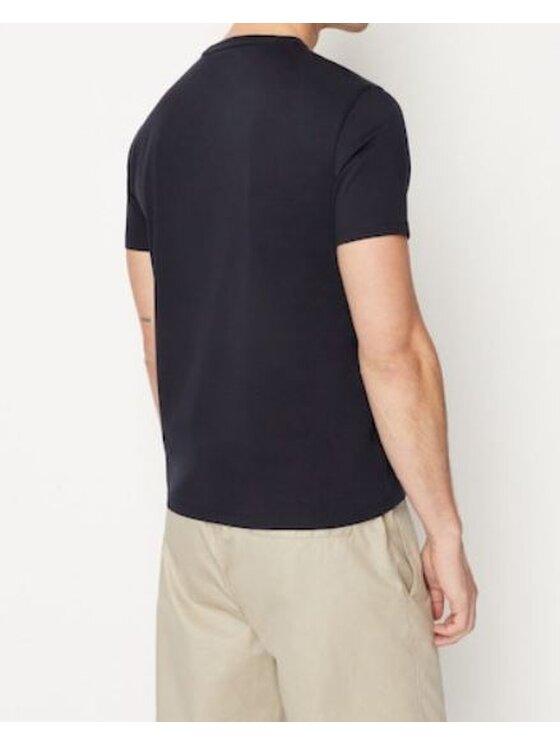 Armani Exchange Armani Exchange T-Shirt 3RZTHL ZJ9AZ 1510 Granatowy Regular Fit