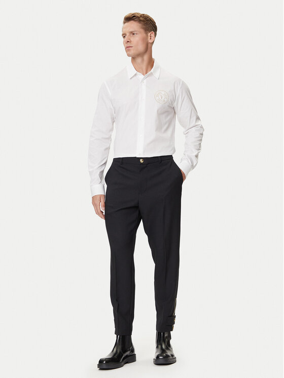 Versace Jeans Couture Versace Jeans Couture Cămașă 79GALKS2 CN00K Alb Slim Fit