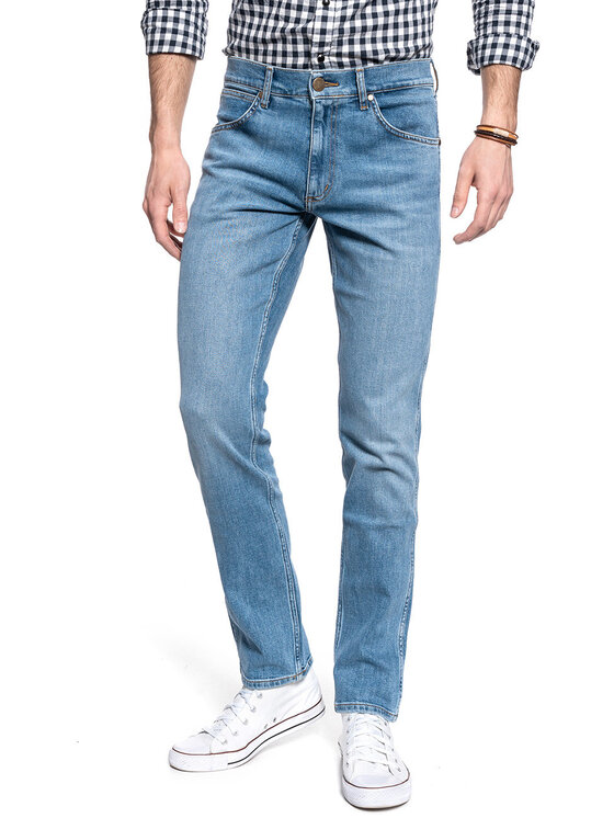 Wrangler Wrangler Jeansy GREENSBORO Niebieski Straight Fit