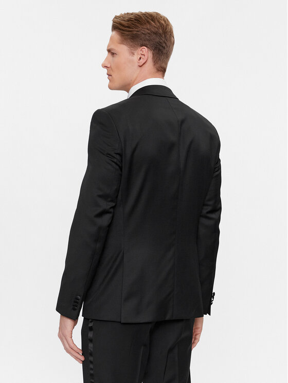 Boss Anzug H-Huge 50493306 Schwarz Slim Fit | Modivo.de