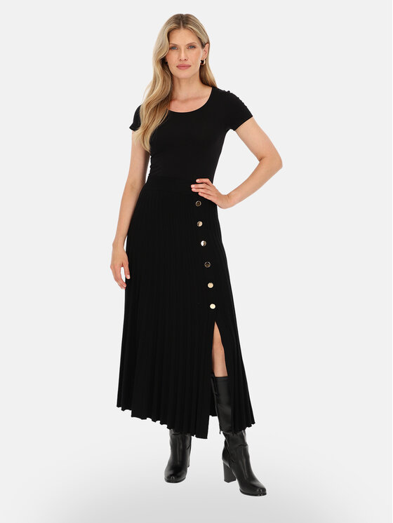 L’AF L’AF Spódnica maxi Aura Czarny Regular Fit