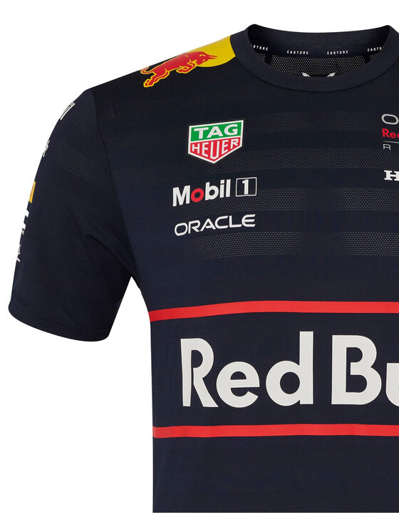 Red Bull Racing Red Bull Racing T-Shirt Team 2025 Granatowy Regular Fit