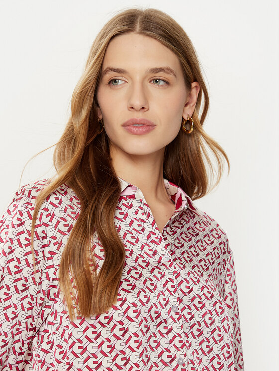 Guess Guess Ing W4YH47 WF1T2 Rózsaszín Regular Fit