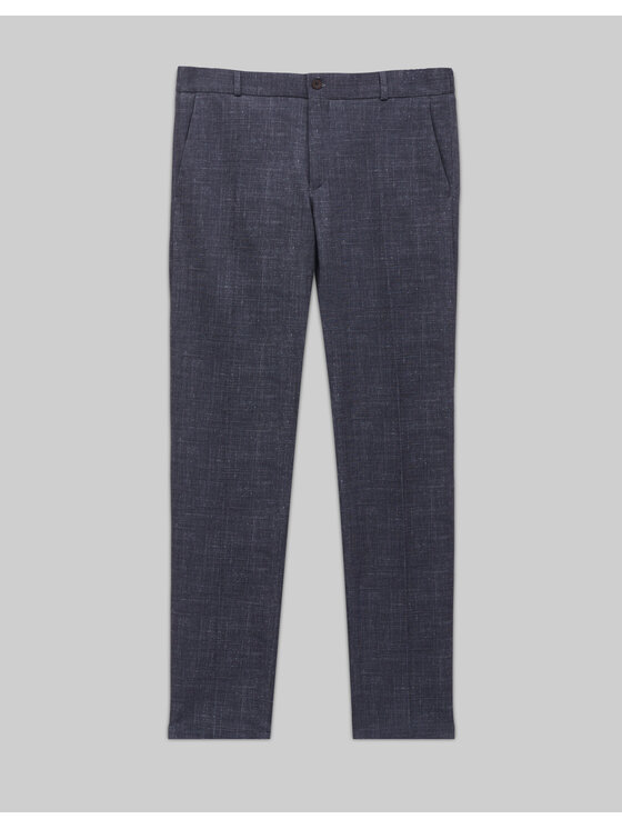 Borgio Borgio Spodnie garniturowe lumarzo Granatowy Slim Fit
