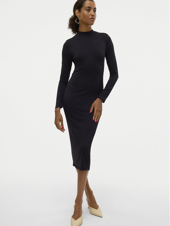 Vero Moda Vero Moda Haljina za svaki dan Mary 10314441 Crna Slim Fit