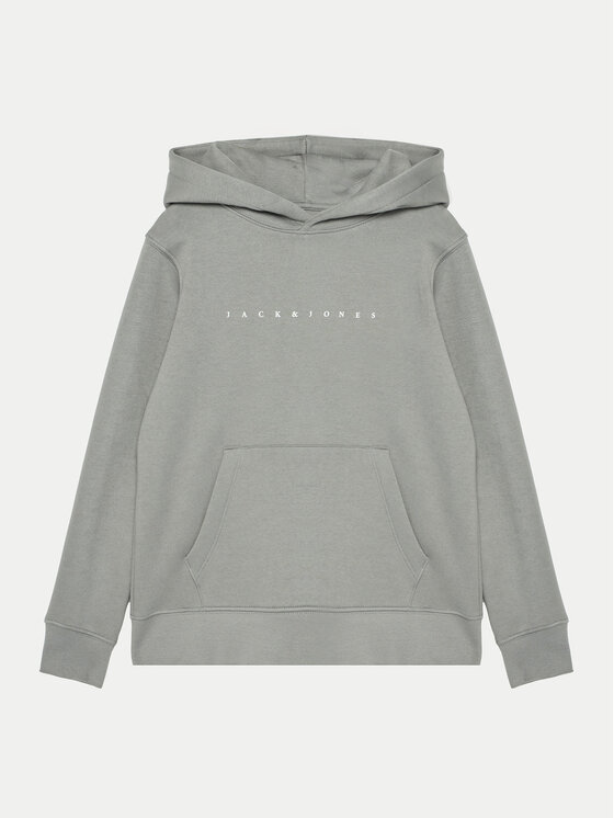 Jack&Jones Junior Mikina Star 12237468 Sivá Loose Fit