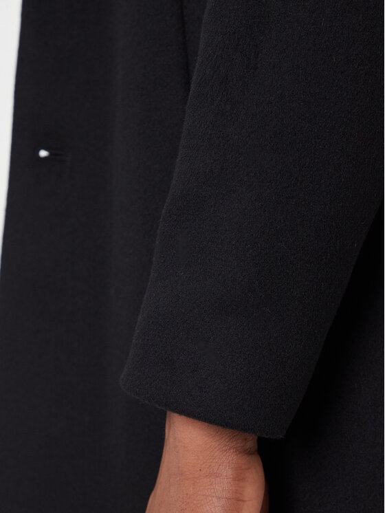 Tommy Hilfiger Tommy Hilfiger Cappotto di lana MW0MW40768 Nero Regular Fit