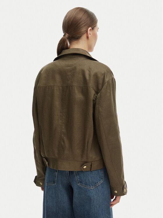 Tommy Hilfiger Tommy Hilfiger Übergangsjacke WW0WW48616 Grün Relaxed Fit