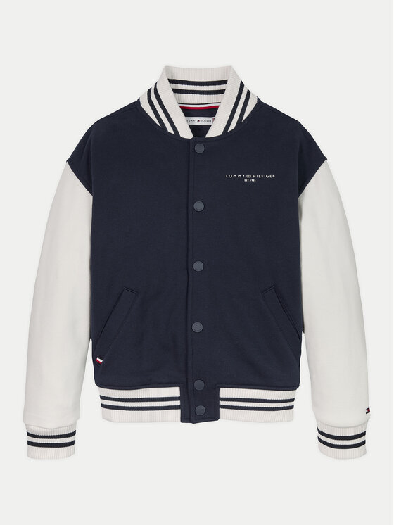 Tommy Hilfiger Tommy Hilfiger Pulóver Mini Corp Logo KS0KS00624 Sötétkék Regular Fit