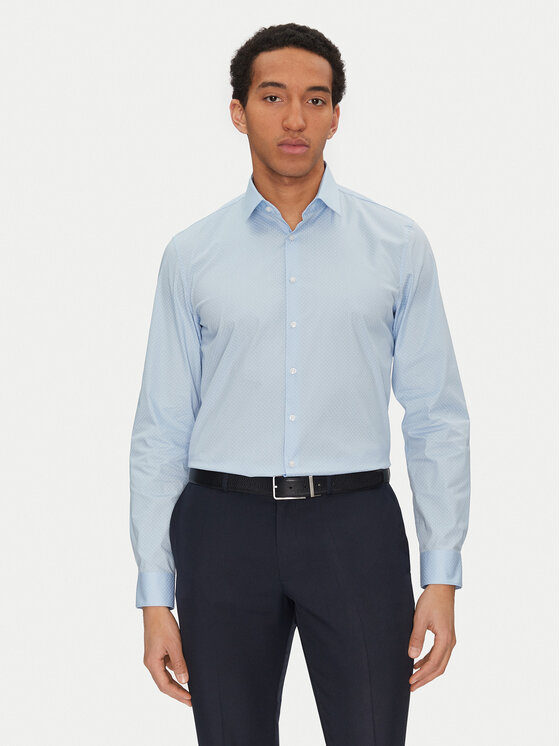 Calvin Klein Calvin Klein Košeľa K10K114299 Modrá Slim Fit